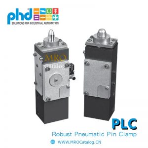PLC可编程控制器坚固的气动销夹 美国PHD Series PLC Robust Pneumatic Pin Clamp
